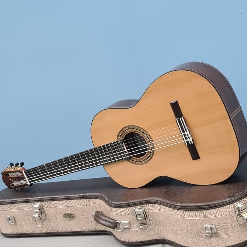 Este foi o terceiro violão que construí e permanece como um dos instrumentos que melhor representam meu trabalho. Sua sonoridade, equilíbrio e colorido tímbrico fizeram dele uma importante referência na minha trajetória como luthier.